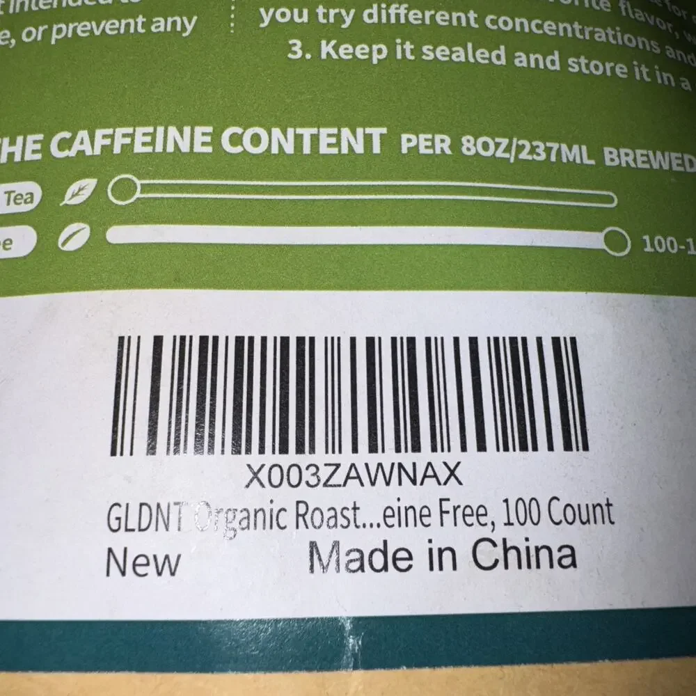 GLDNT Organic Roasted Dandelion Root Tea New Sealed Exp 4/27